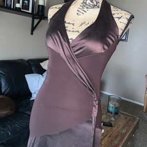 Gorgeous BEBE Halter Dress